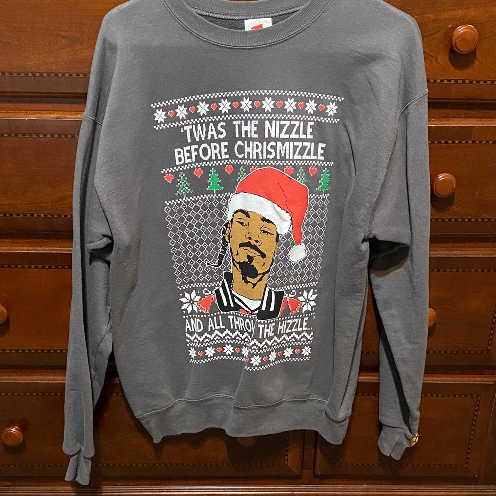 Snoop Dog Holiday Graphic Sweater